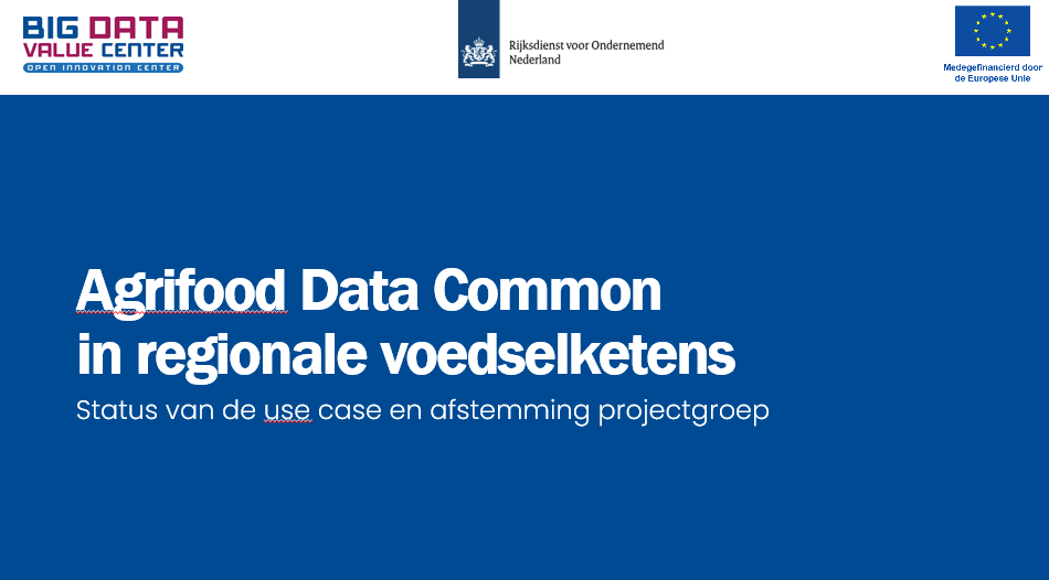 Data Value Center Agri & Food Korte Keten